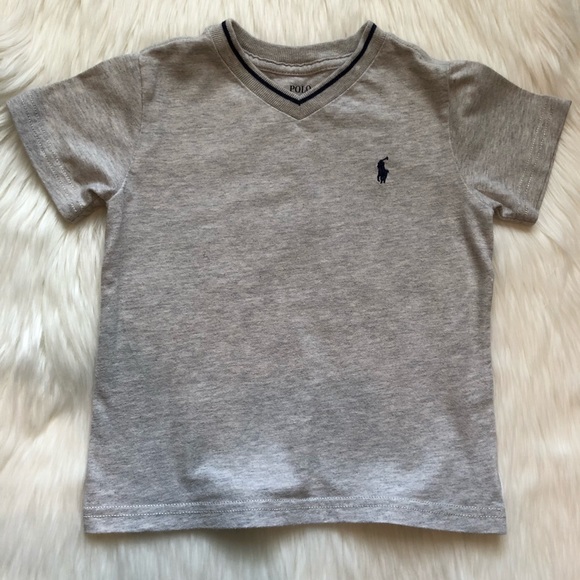 2T POLO Ralph Lauren V-Neck Tee - Picture 1 of 2